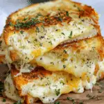 Garlic Butter Grilled Cheese Sandwiches