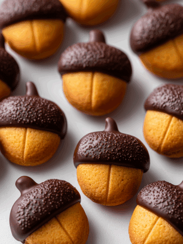 No-Bake Acorn Cookies