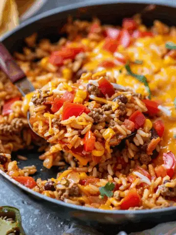 One‑Pan Taco Rice Dinner