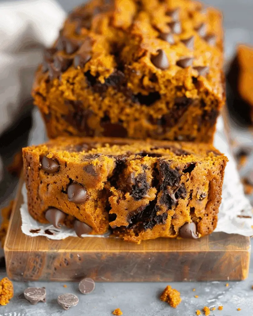 Pumpkin Chocolate Chip Bread