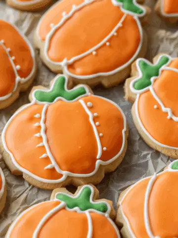 Pumpkin Sugar Cookies