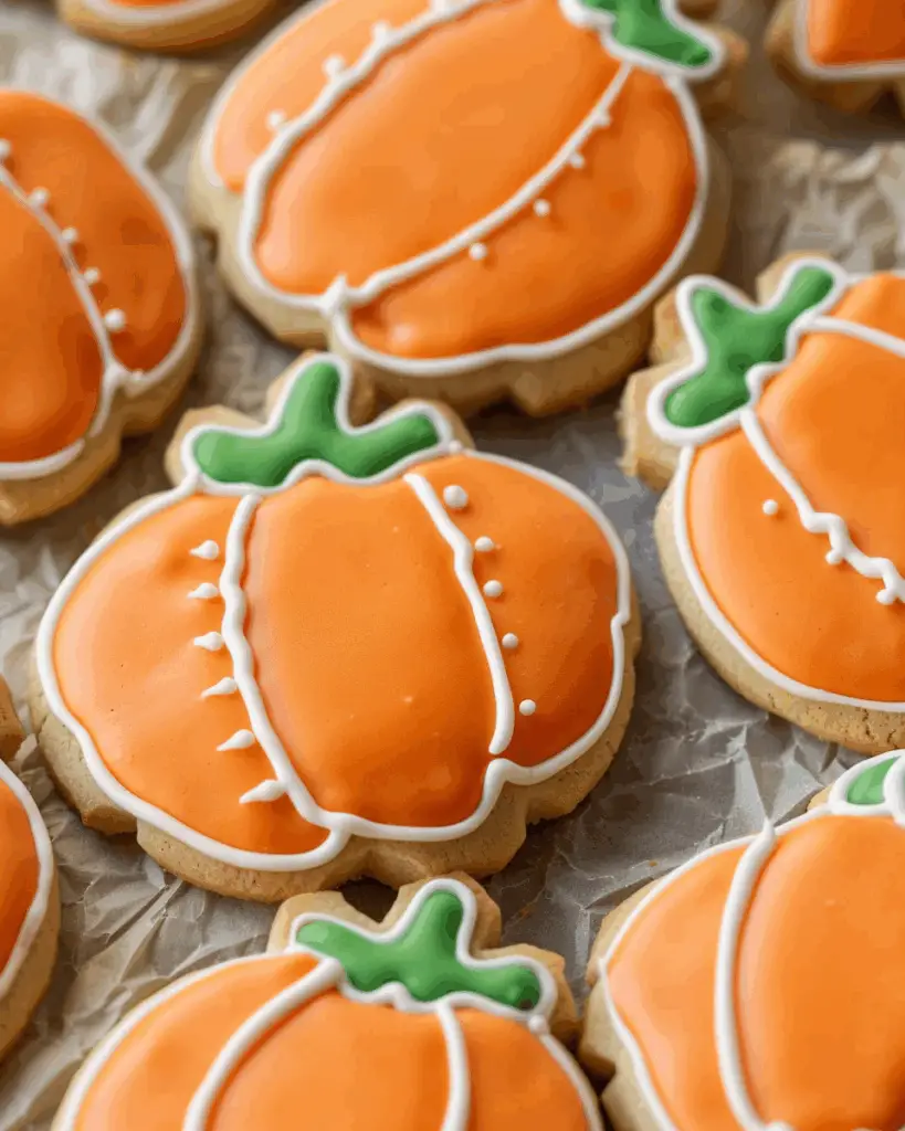 Pumpkin Sugar Cookies
