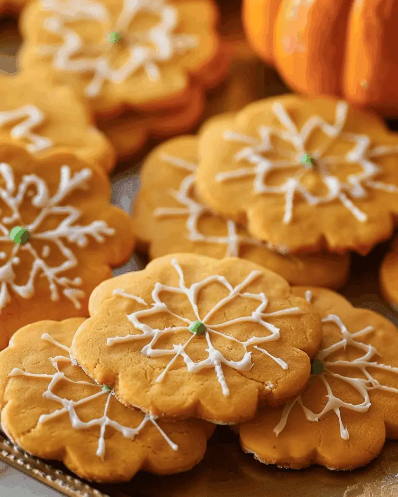 Pumpkin Sugar Cookies