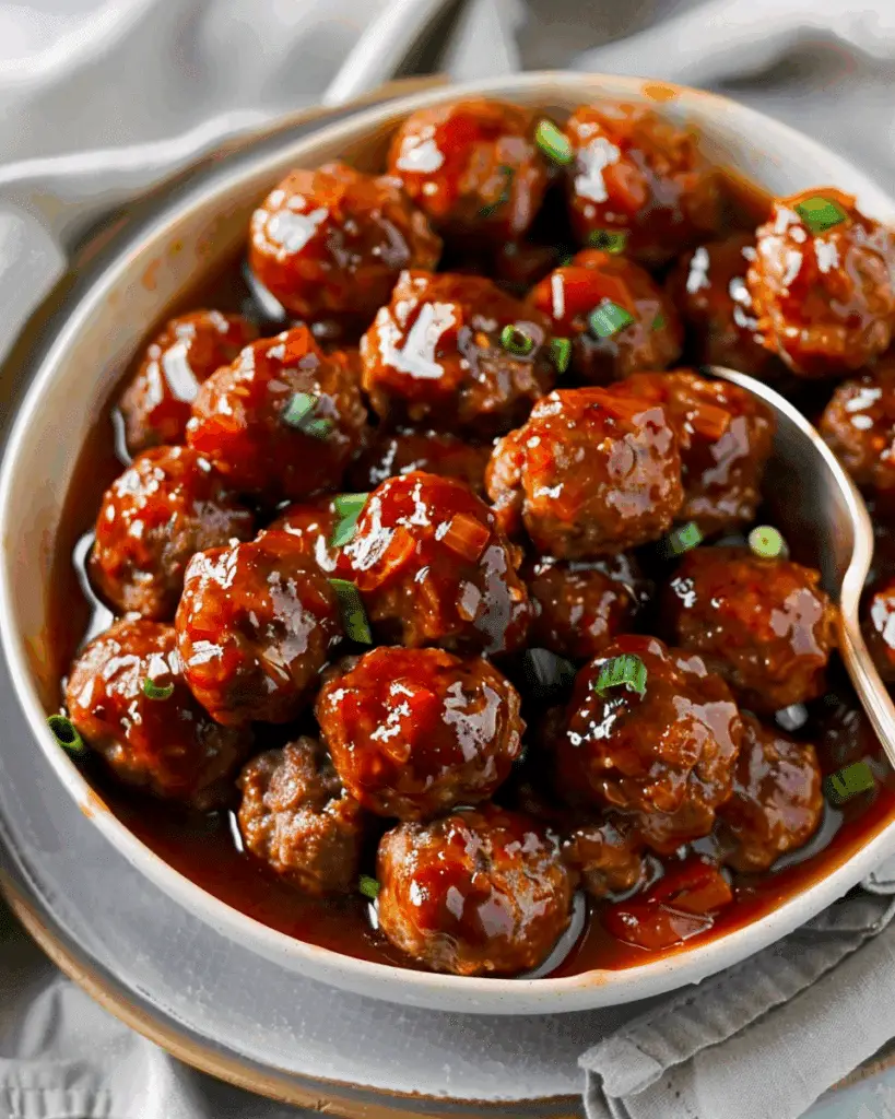 Sweet and Sour Meatballs