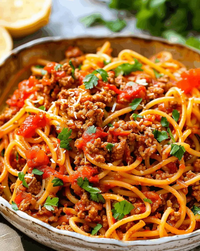 Taco Spaghetti