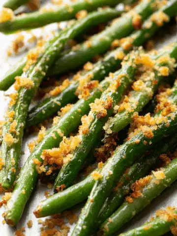 Roasted Parmesan Green Beans