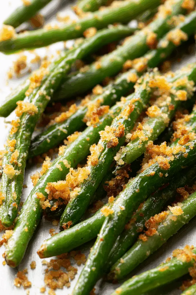 Roasted Parmesan Green Beans