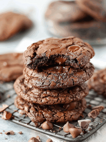Fudgy Brownie Mix Cookies
