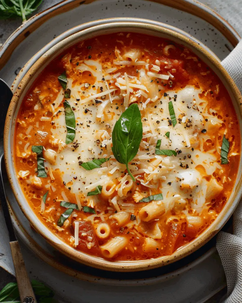 Chicken Parmesan Soup