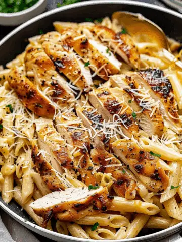 Creamy Garlic Parmesan Chicken Pasta