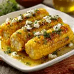 Garlic Parmesan Baked Corn on the Cob