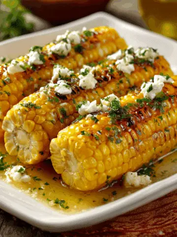 Garlic Parmesan Baked Corn on the Cob