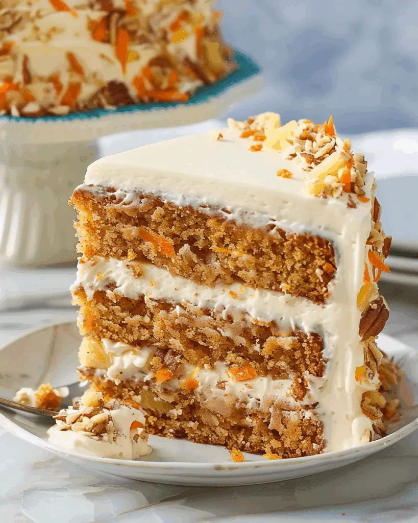 Pineapple Carrot Cream Cake