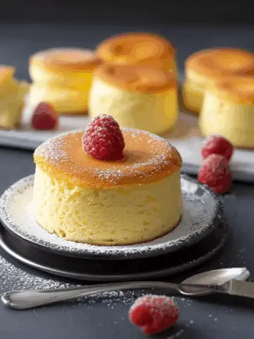 Mini Japanese Soufflé Cheesecake
