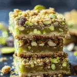 Pistachio Dream Cookie Bars