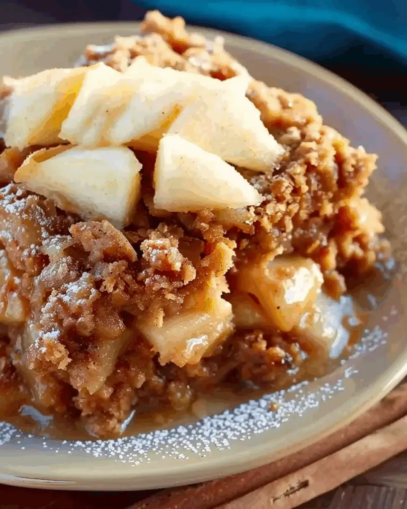 Slow Cooker Apple Dump Cake