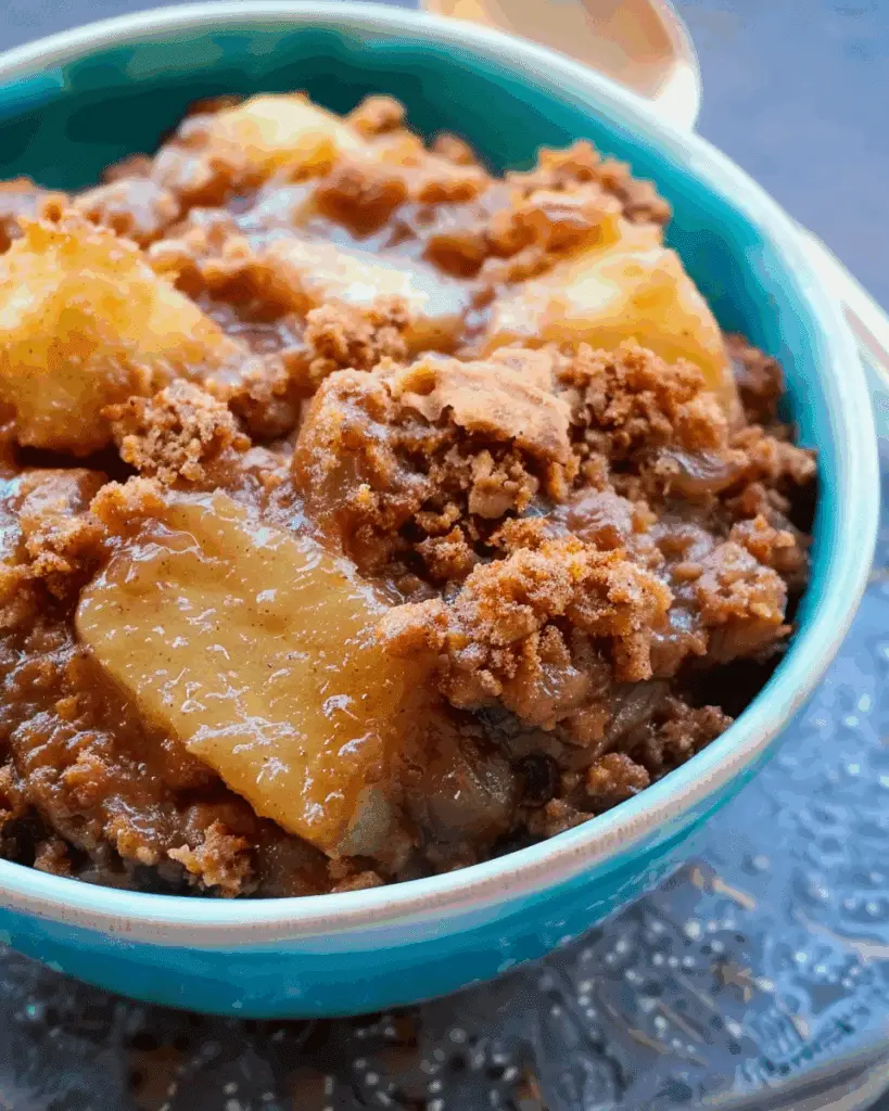 Slow Cooker Apple Dump Cake