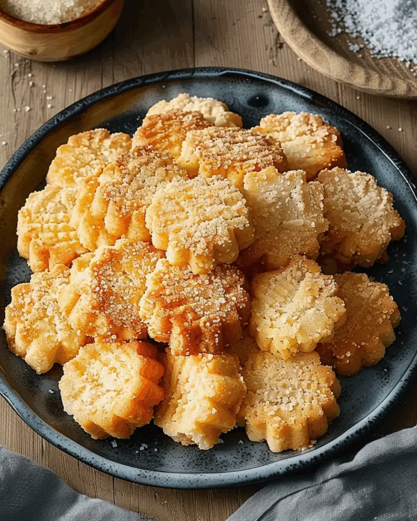 Fluffy Sugar-Topped Cottage Cheese Cookies