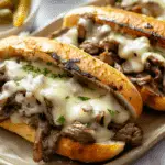 Classic Philly Cheesesteak Sandwich
