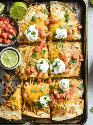 Sheet Pan Quesadilla