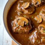 Homemade Salisbury Steak with Mushroom Gravy Recipe