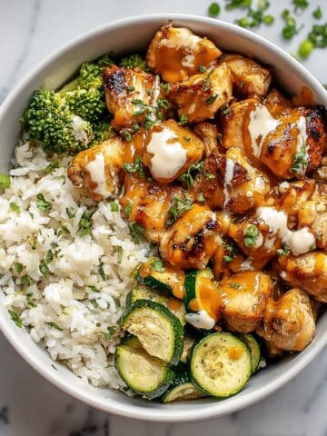 Hot Honey Chicken Bowl Recipe