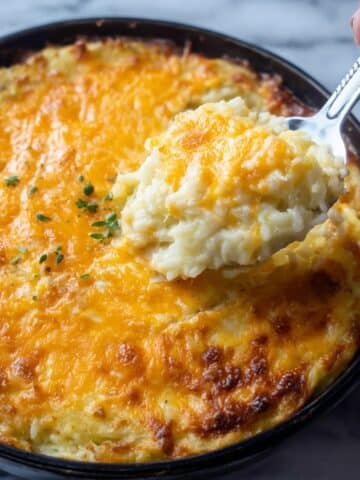 Copy Cat Cracker Barrel Hashbrown Casserole Recipe