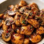 Honey Garlic Chicken with Mushrooms Recipe