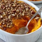 Butternut Squash Casserole with Butter Pecan Topping Recipe