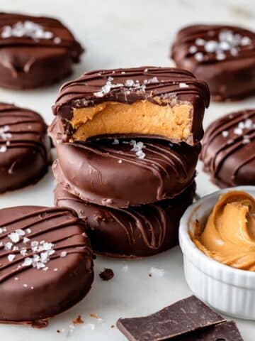 Healthy High-Protein Reese’s Eggs with Dark Chocolate Recipe