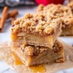 Caramel Apple Bars with Cinnamon Streusel Recipe