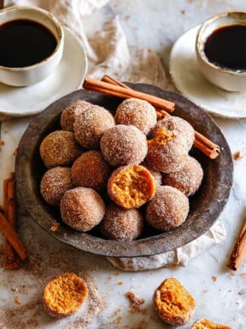 Pumpkin Donut Holes Recipe