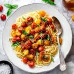 Roasted Tomato Garlic Pasta Recipe