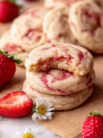 Strawberry Cheesecake Cookies Recipe