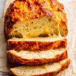 No-Knead Cheddar Cheese Bread Recipe