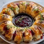 Savory Turkey and Cranberry Crescent Ring Recipe