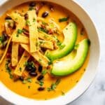 Cheesy Chicken Enchilada Soup Recipe