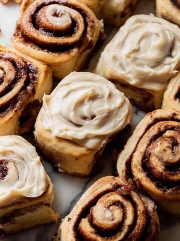 Brown Butter Iced Mocha Cinnamon Rolls Recipe