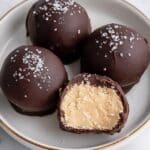 High Protein Frozen Peanut Butter Greek Yogurt Bites Recipe