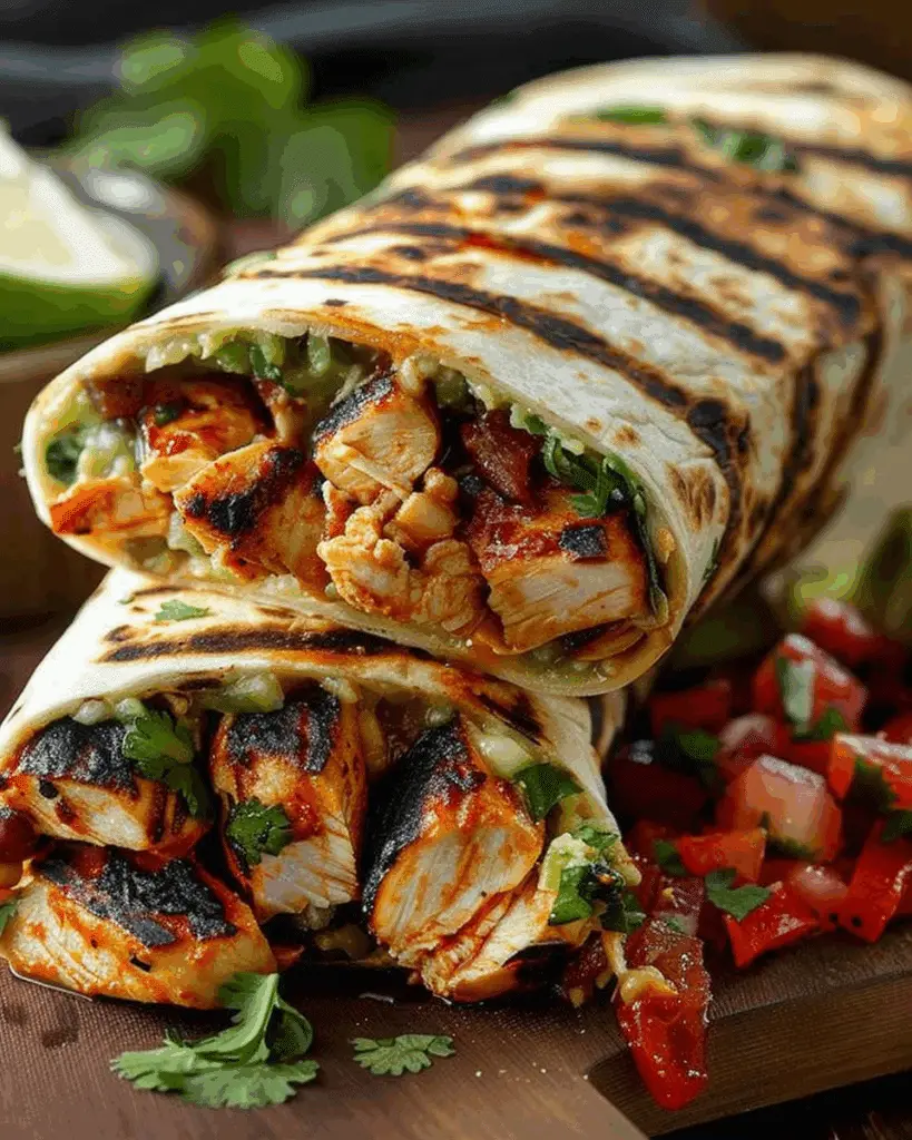 Chipotle Ranch Grilled Chicken Burrito