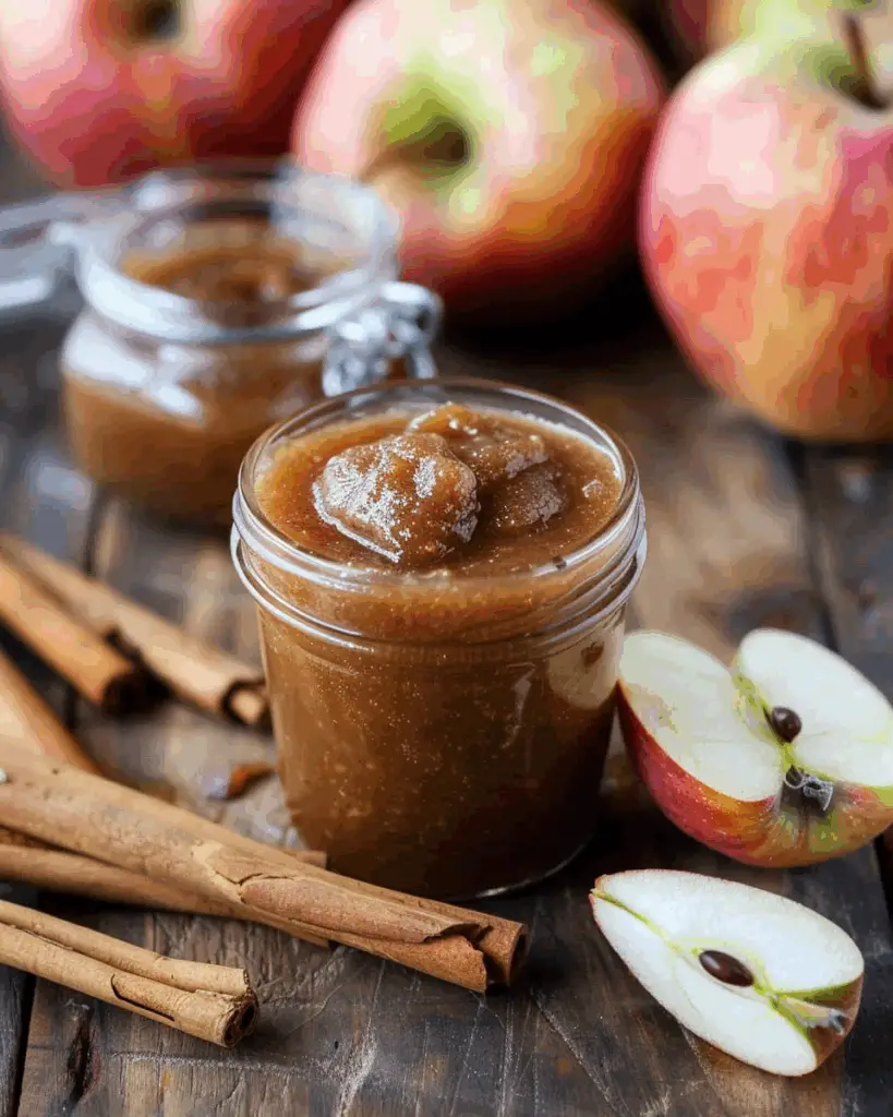 Homemade Slow Cooker Maple Apple Butter