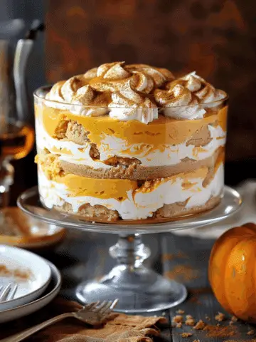 Pumpkin Cheesecake Trifle
