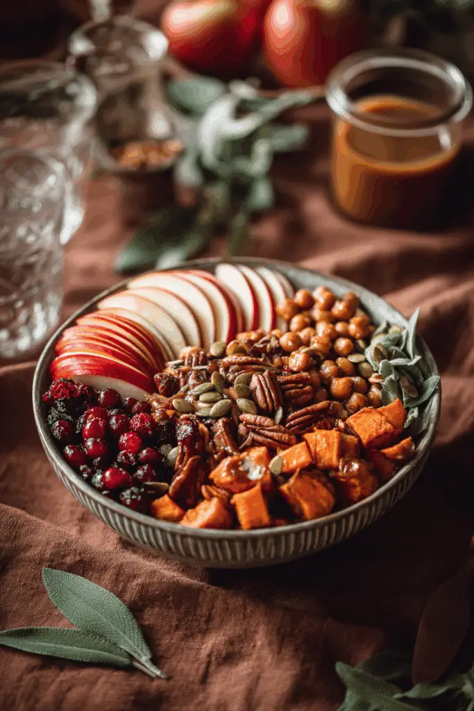 Vegan Fall Harvest Farro Bowl
