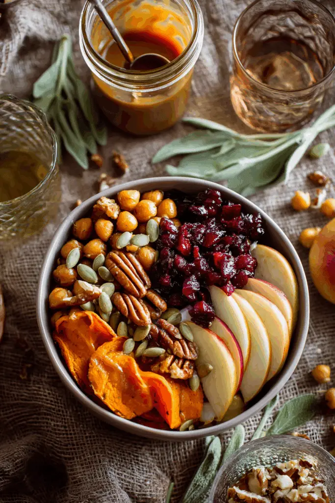 Vegan Fall Harvest Farro Bowl