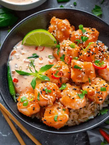 Bang Bang Salmon Bites