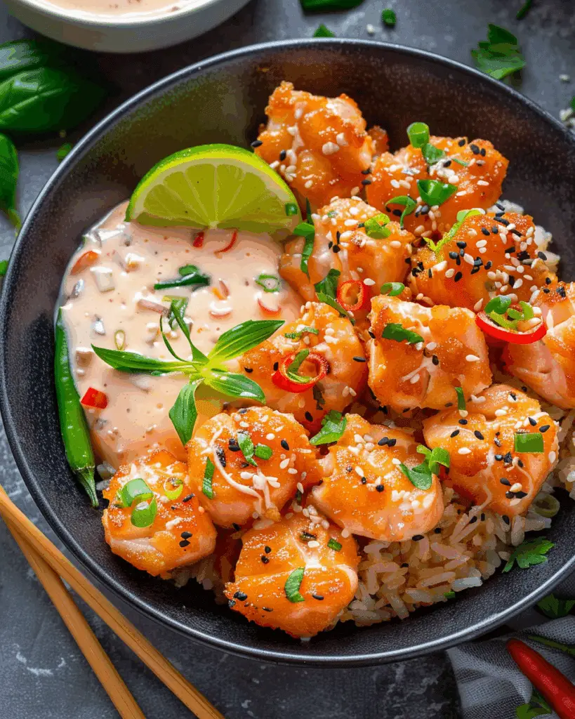 Bang Bang Salmon Bites
