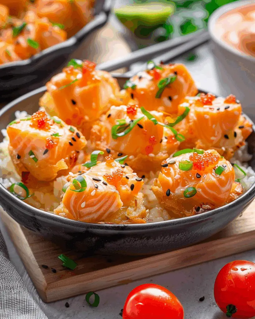 Bang Bang Salmon Bites
