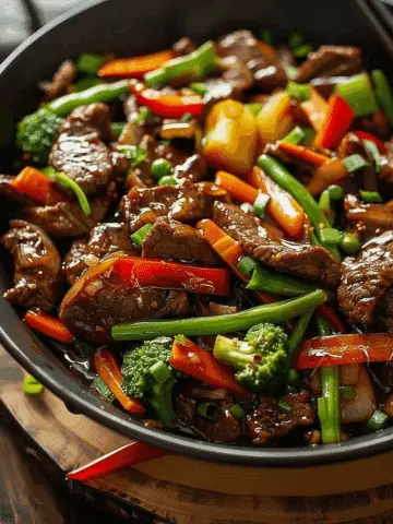Beef and Vegetable Stir Fry
