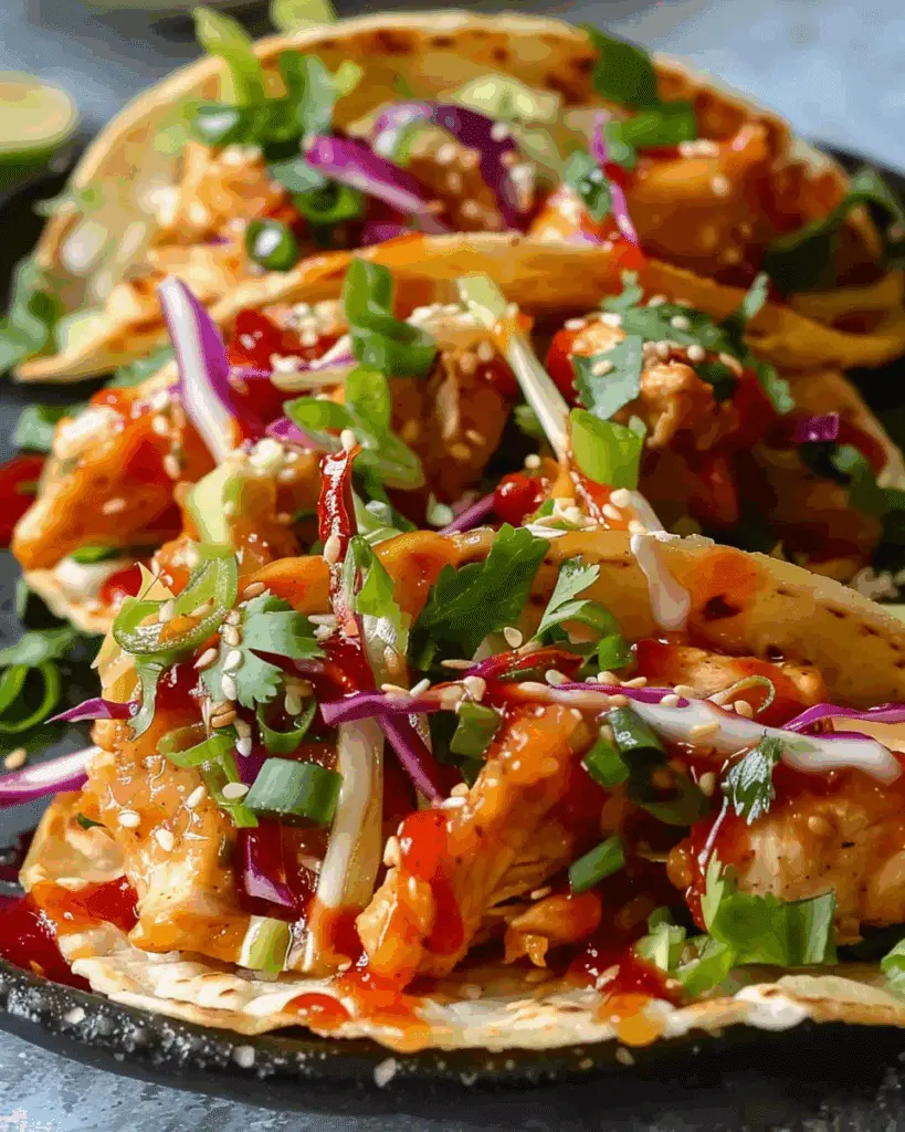 Chicken Wonton Tacos
