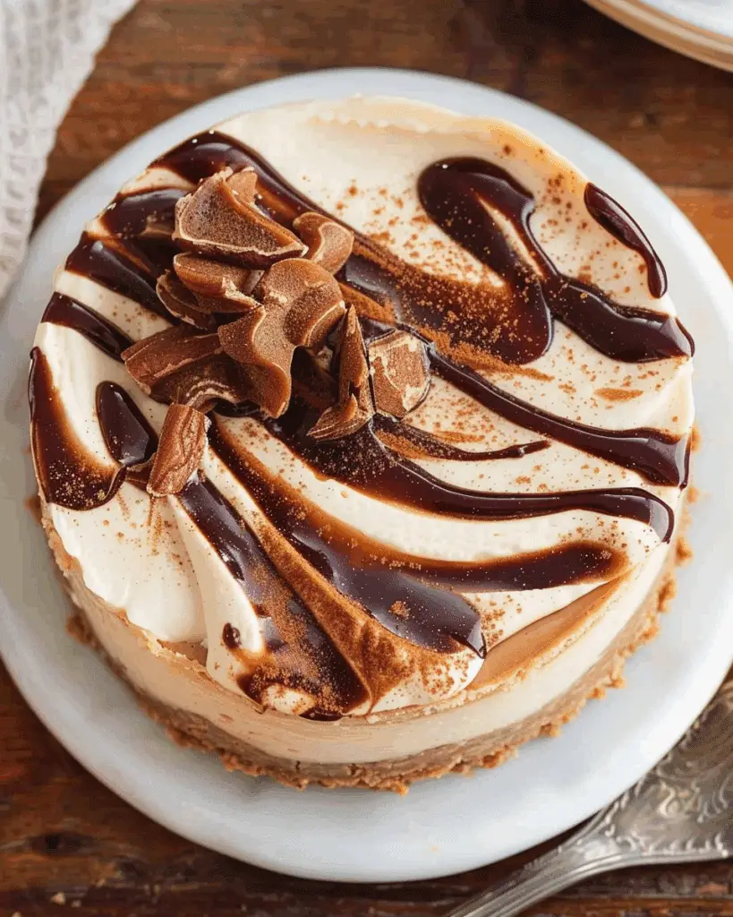Apple Butter Cheesecake (No‑Bake)